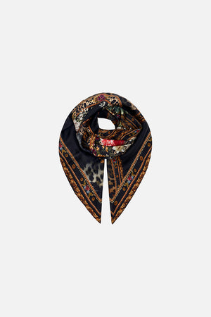 Product view of CAMILLA large silk square scarf in A Night At The Opera  floal print 