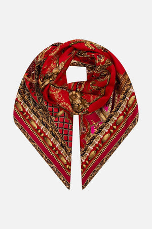 Product view of CAMILLA large silk scarf in Sweet Soprano print
