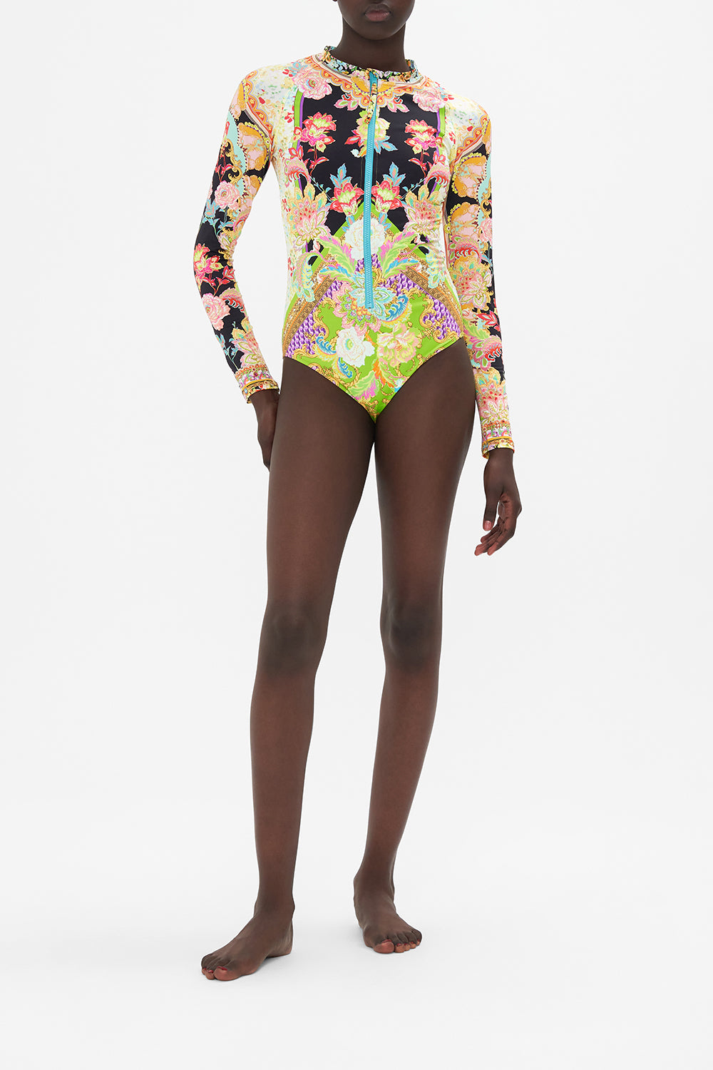 ZIP FRONT PADDLE SUIT SUNDOWNERS IN SICILY