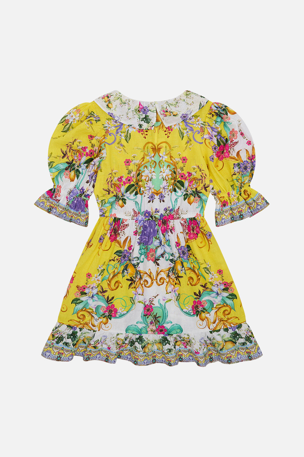 KIDS MINI RUFFLE WRAP DRESS 4-10 CATERINA SPRITZ