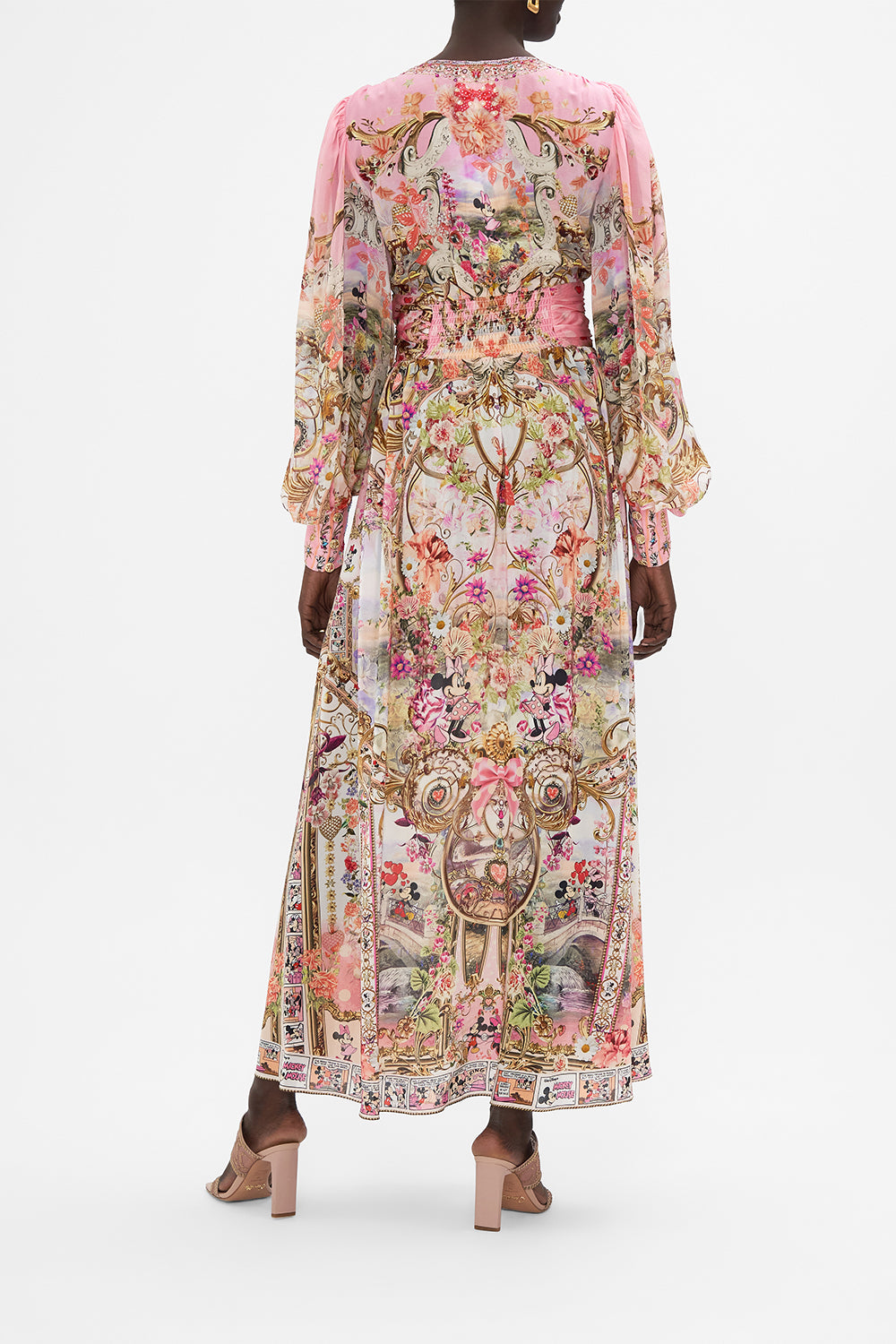 LONG DRESS WITH BLOUSON SLEEVE MINNIE MOUSE MAGIC