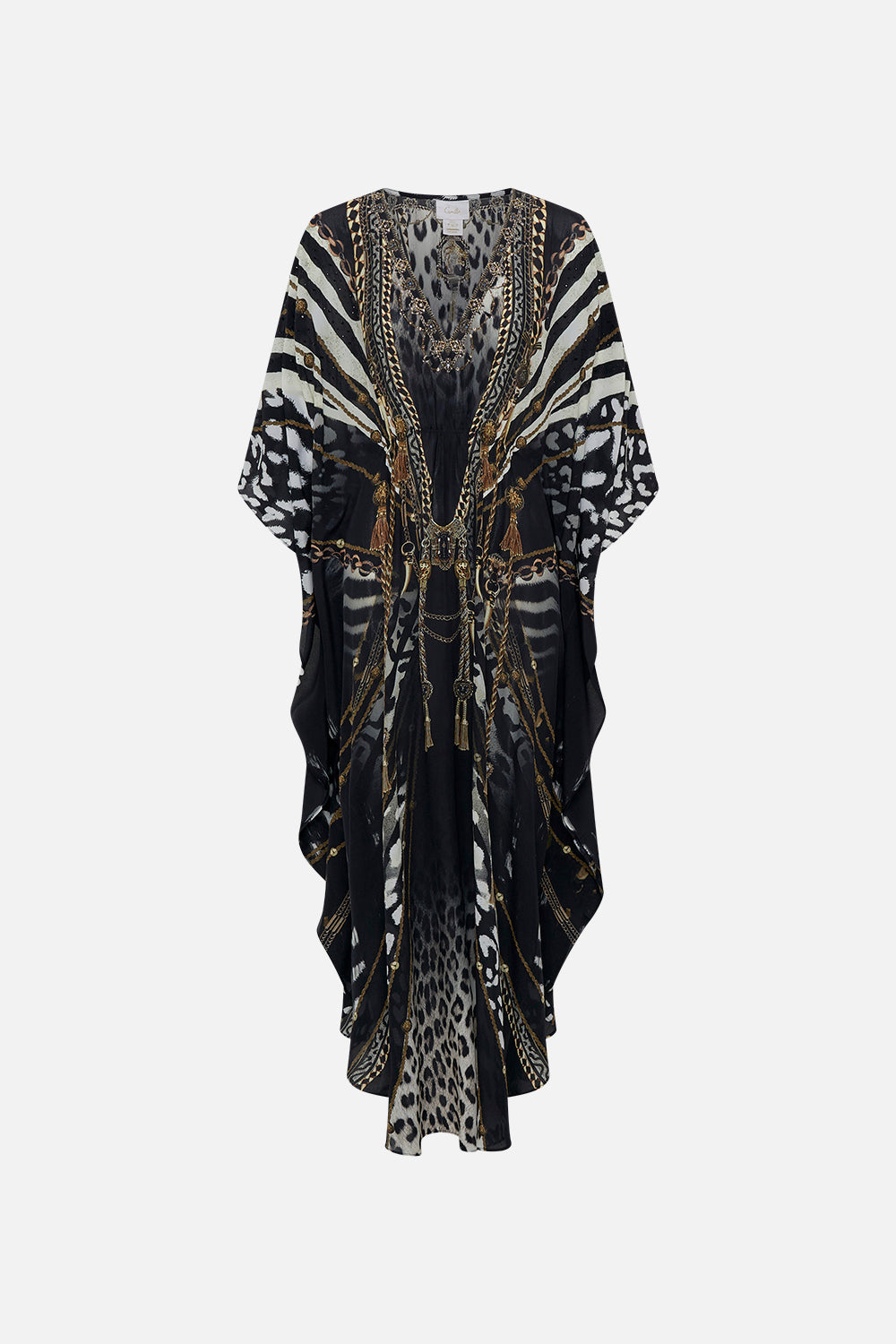 GATHERED WAIST KAFTAN UNTAMED ROYALTY
