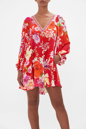 BLOUSON SLEEVE SWEATER KISS AND TELL