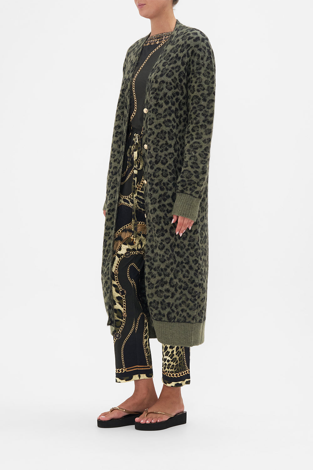 LONG COCOON CARDIGAN LIONS MANE