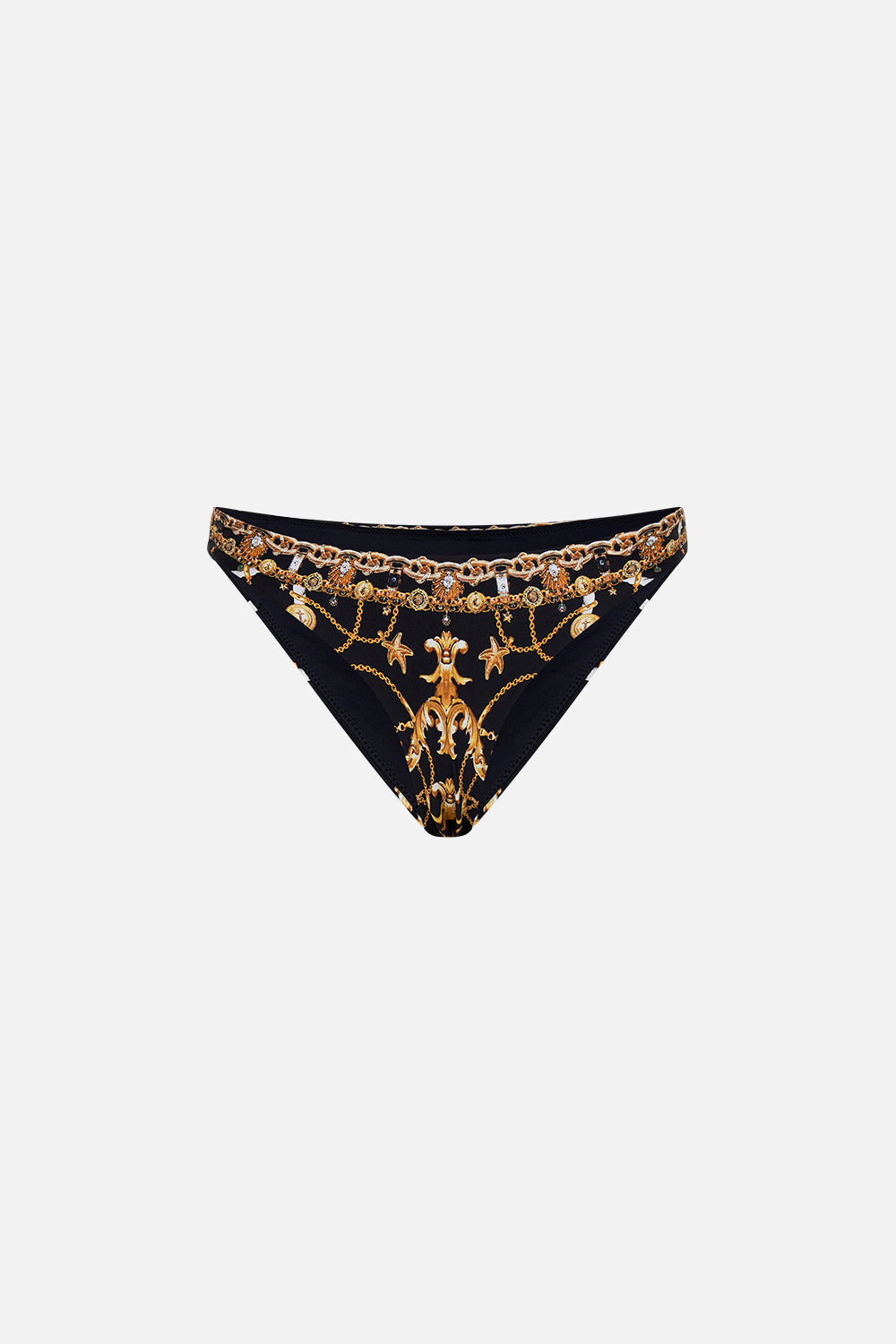 Product view of CAMILLA silk pants in Coast to Coast print