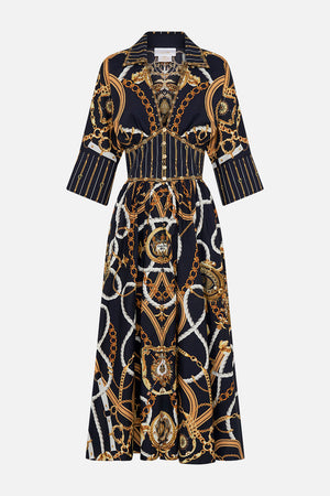 Product view of CAMILLA silkmidi dress in Coast To Coast print