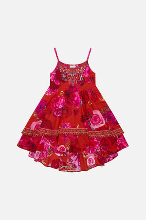 Product view of Milla By CAMILLA kids floral dress in An Italian Rosa print