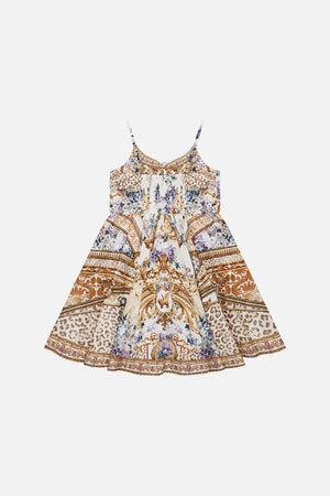 Milla by CAMILLA kids mini dress with tie front in Season Of The Siren print