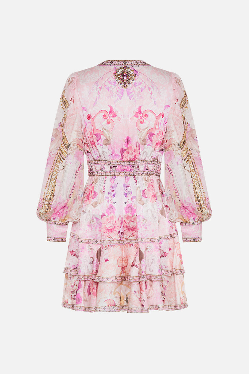 BUTTON FRONT FRILL DRESS ALL ABOUT THAT LACE