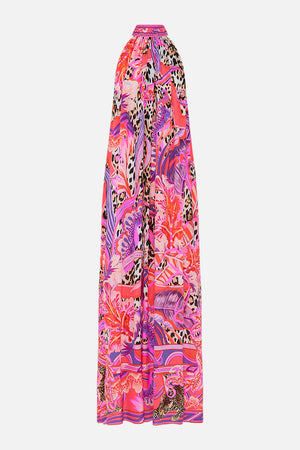 Product view of CAMILLA silk maxi dress in Viola Vintage print 