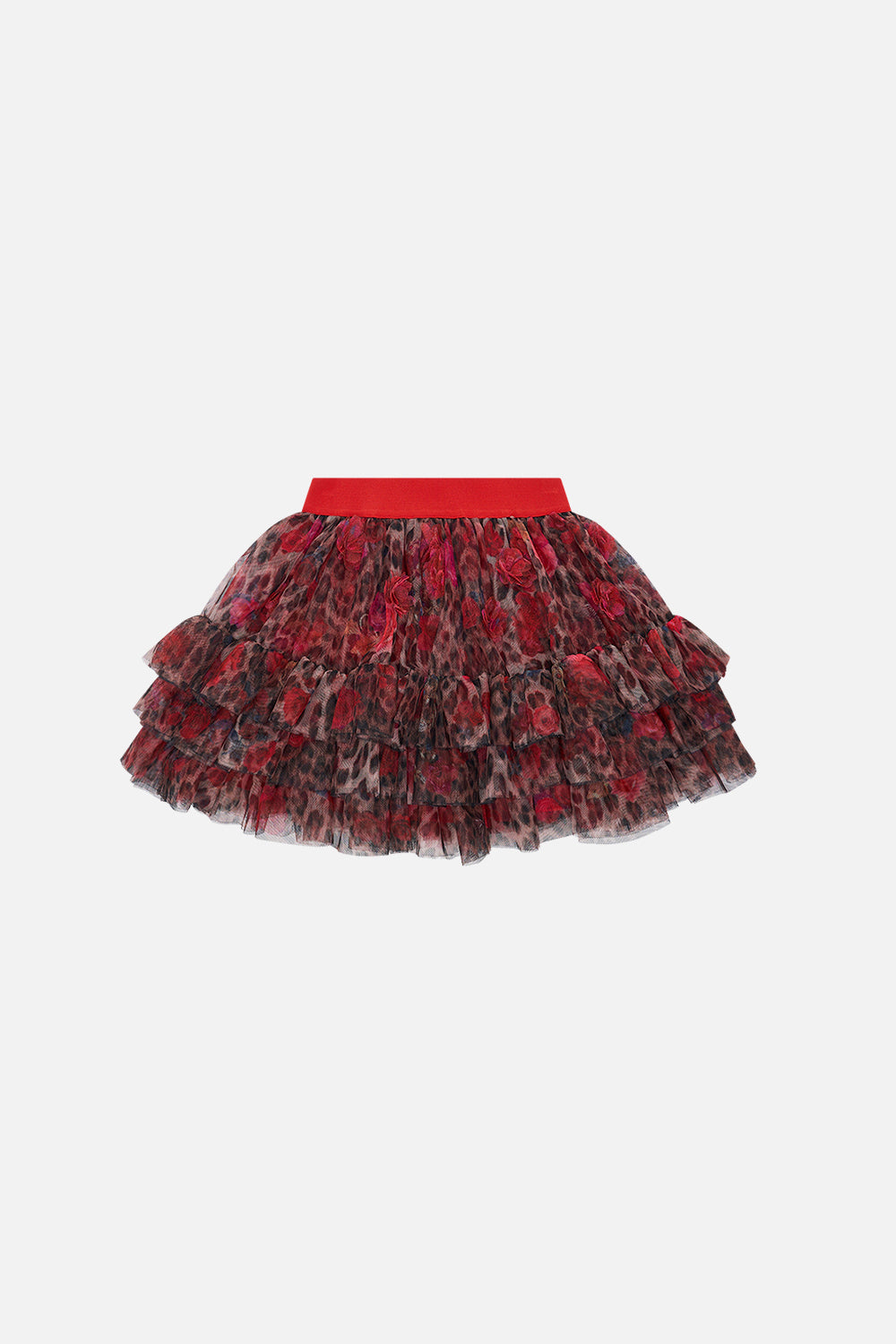 Product view of Milla By CAMILLA kids tutu skirt in Heart Like A Wildflower print 