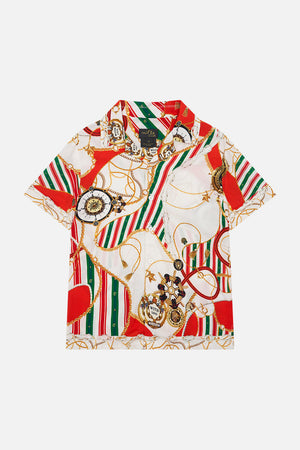 Product view of MILLA by CAMILLA boys shirt in Club Aperitivo print
