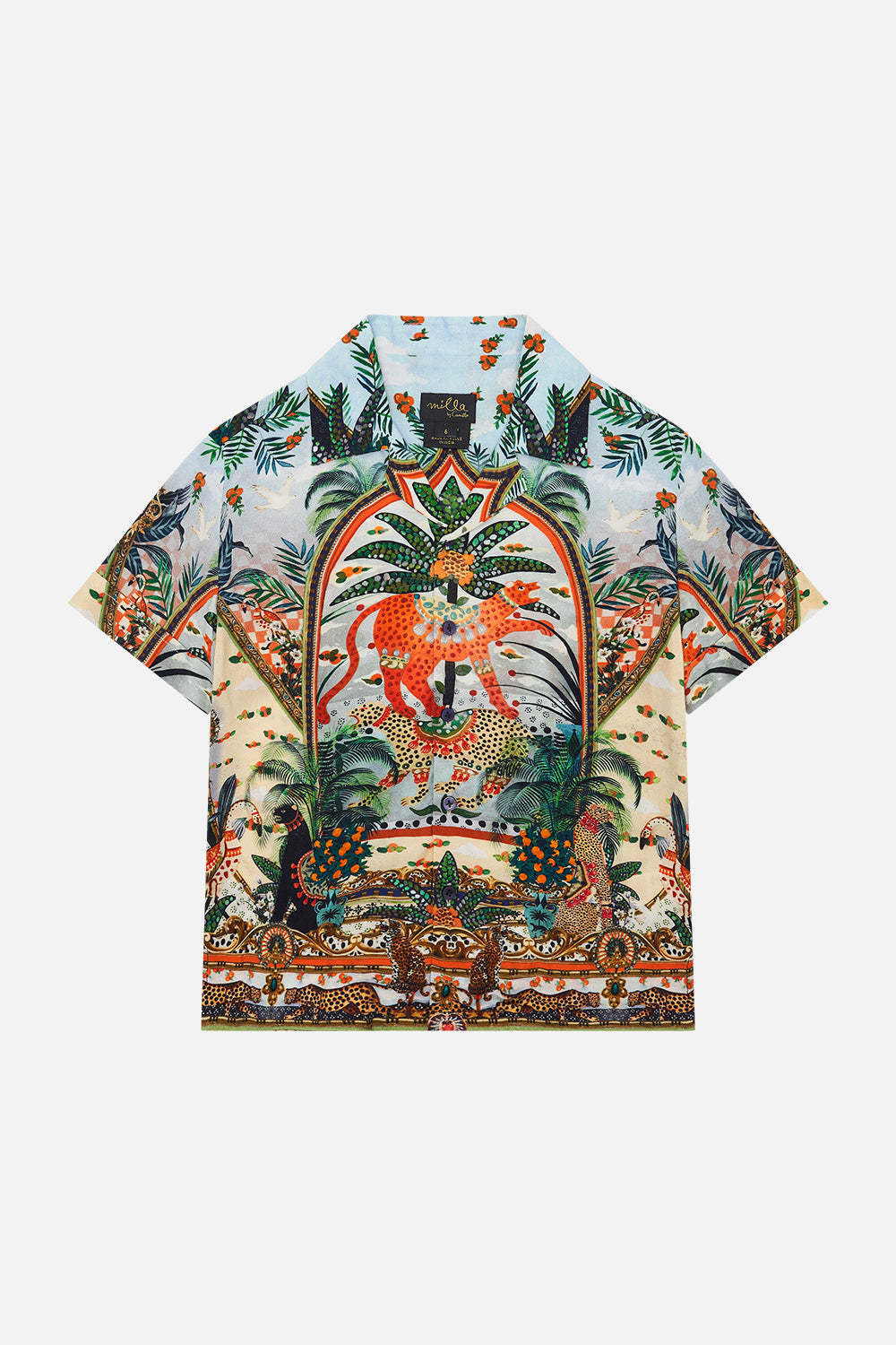 Product view of MILLA BY CAMILLA kids shirt in Alessandro's Atlantis print