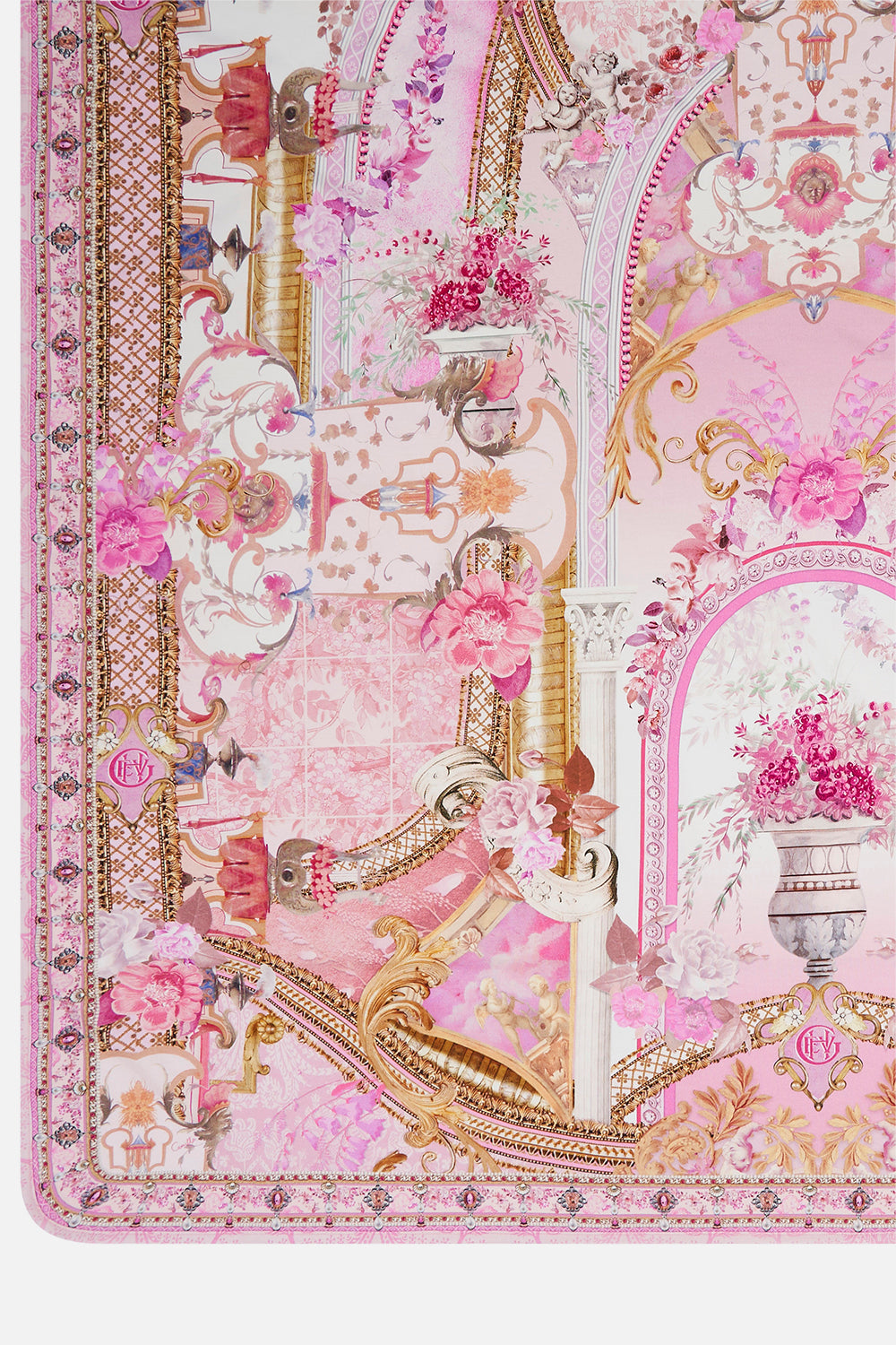 Product view of MILLA by CAMILLA baby blanket in Feeling Fresco print 