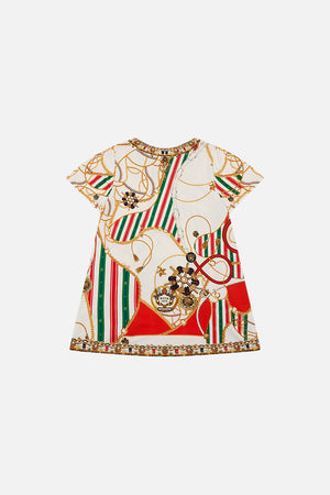 Product view of Milla By CAMILLA kids t shirt dress in Saluti Summertime print