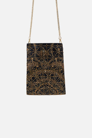 Product view of CAMILLA designer mini tite bag in Masked At Moonlight print
