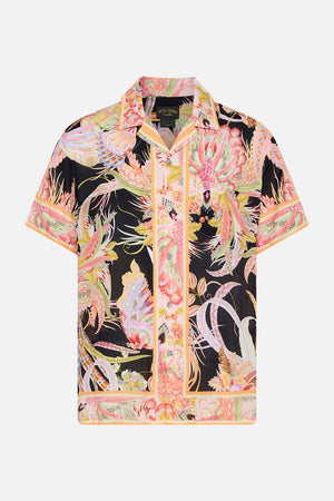 Product view of Hotel Franks by CAMILLA mens camp collared shirt in Lady of the Moon print