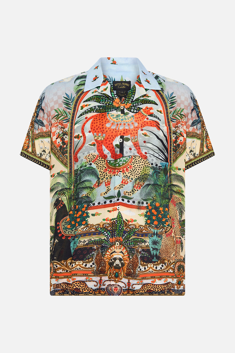 SHORT SLEEVE CAMP COLLARED SHIRT ALESSANDROS ATLANTIS