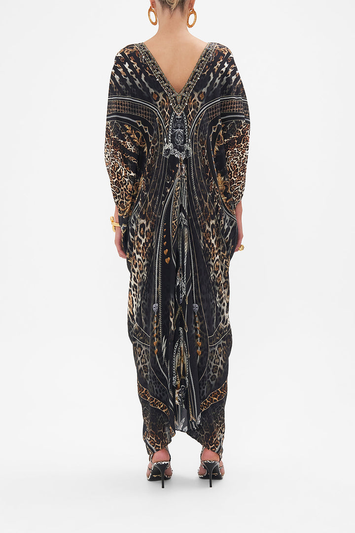 LONG DRAPE DRESS WITH ZIP FRONT VALLEY OF THE KINGS