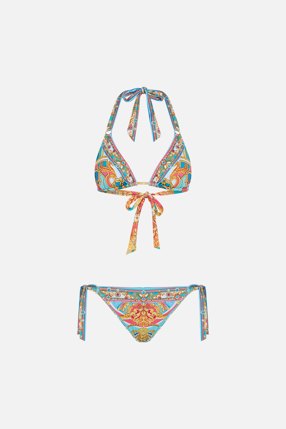 Product view of CAMILLA resort wear bikini Sail Away With Me print 