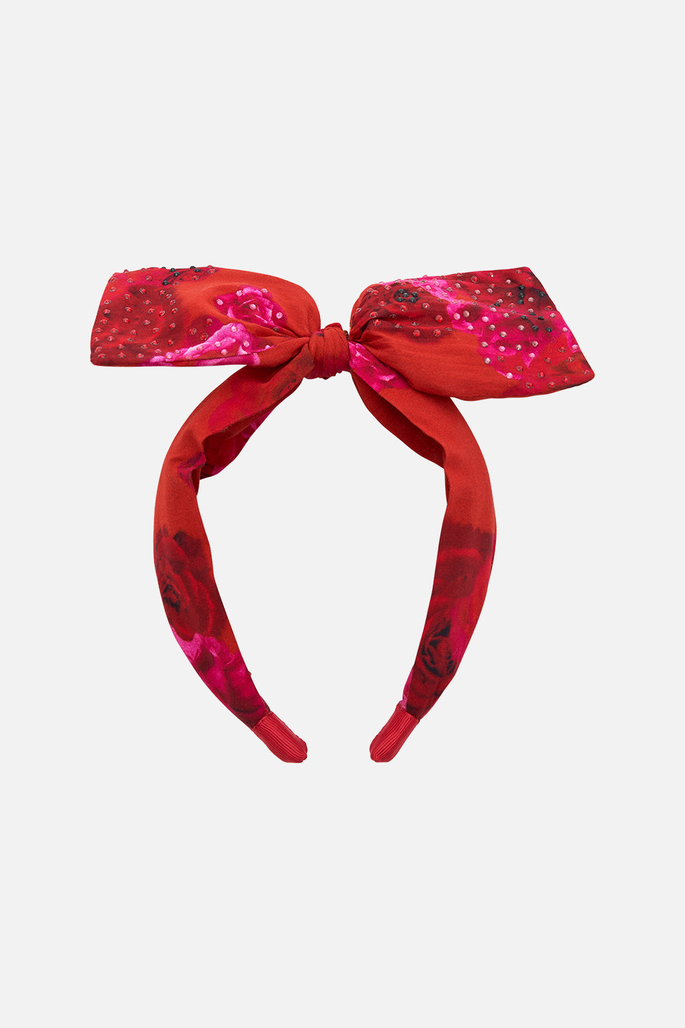 Product view of Milla By CAMILLA kids hair accessory set in An Italian Rosa print 