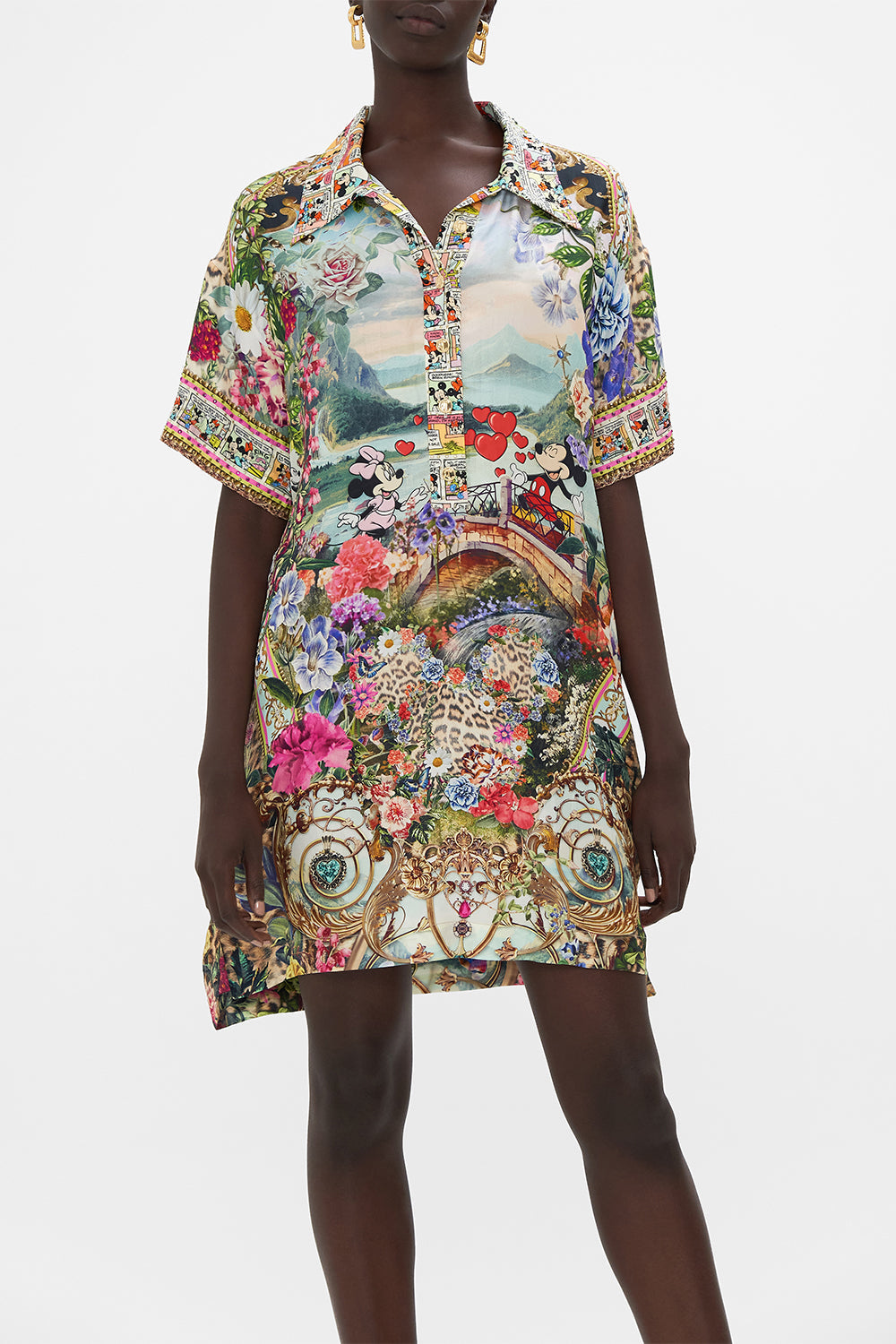 OVERSIZED POLO DRESS MICKEY TAKES A TRIP