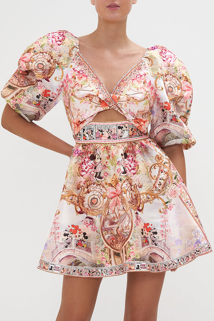 Puff Sleeve Mini Dress, Minnie Mouse Magic | CAMILLA AU – CAMILLA