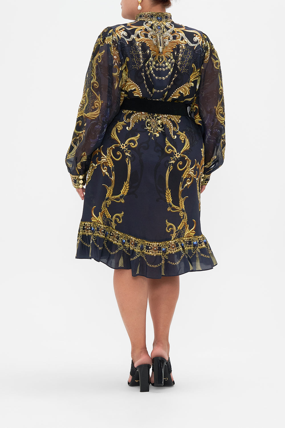 DROP SLEEVE SHIRT DRESS MOONLIGHT MELODIES