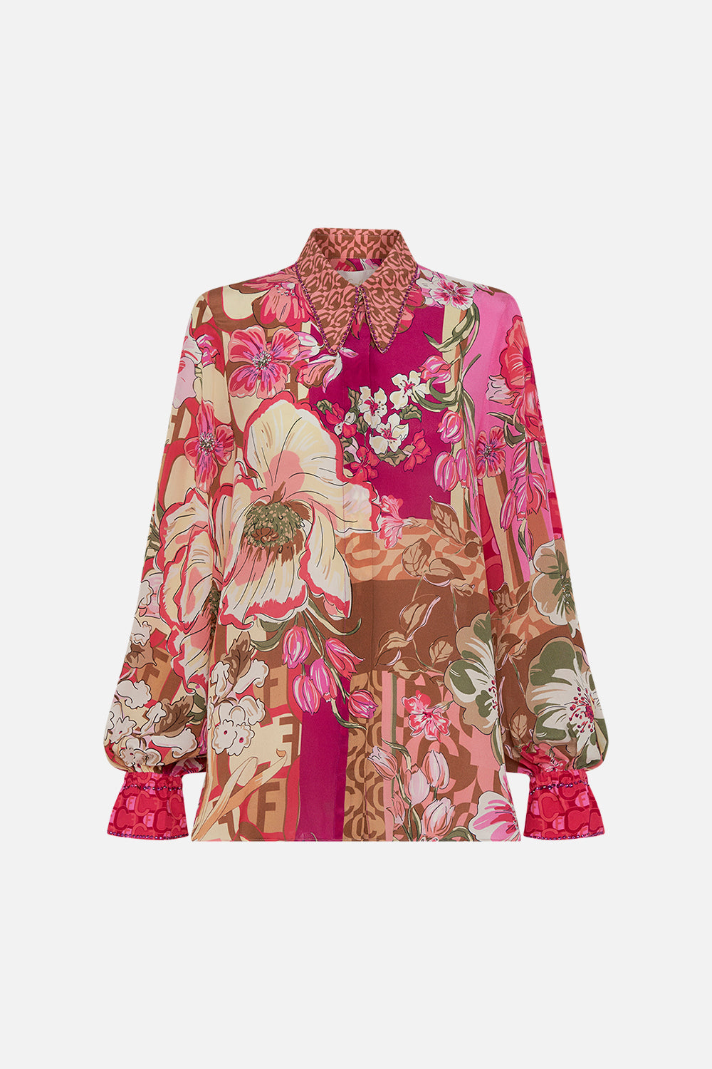 CURVED COLLAR BLOUSE A GIRL NAMED FLORENCE