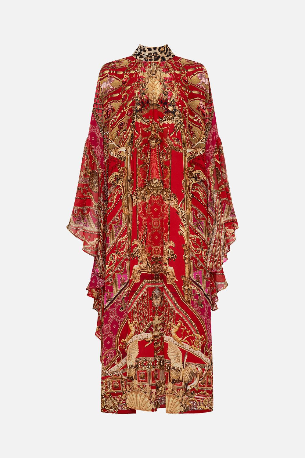 HIGH NECK RUFFLE KAFTAN SWEET SOPRANO