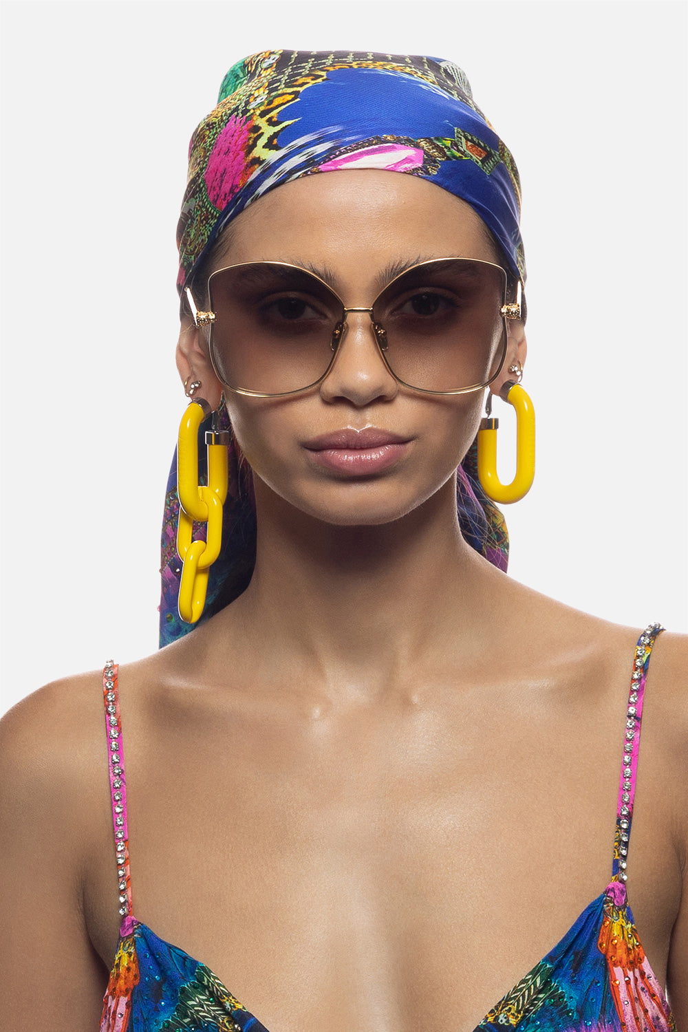 POOL SIDE PEDIGREE
 SUNGLASSES SOFT GOLD