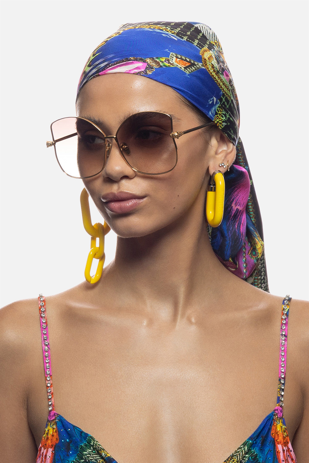 POOL SIDE PEDIGREE
 SUNGLASSES SOFT GOLD