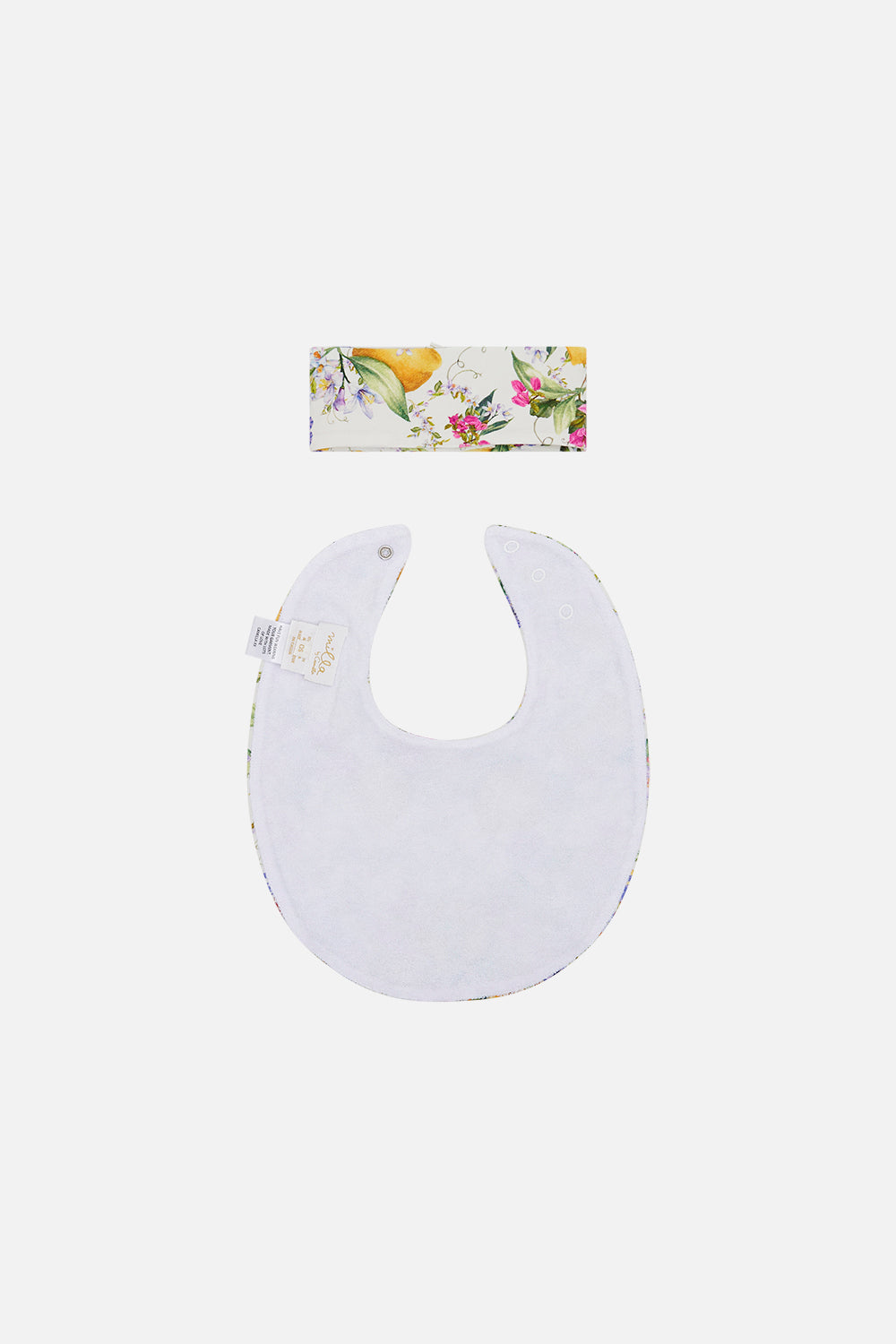 BABIES OVERSIZED BIB AND HEADBAND SET CATERINA SPRITZ
