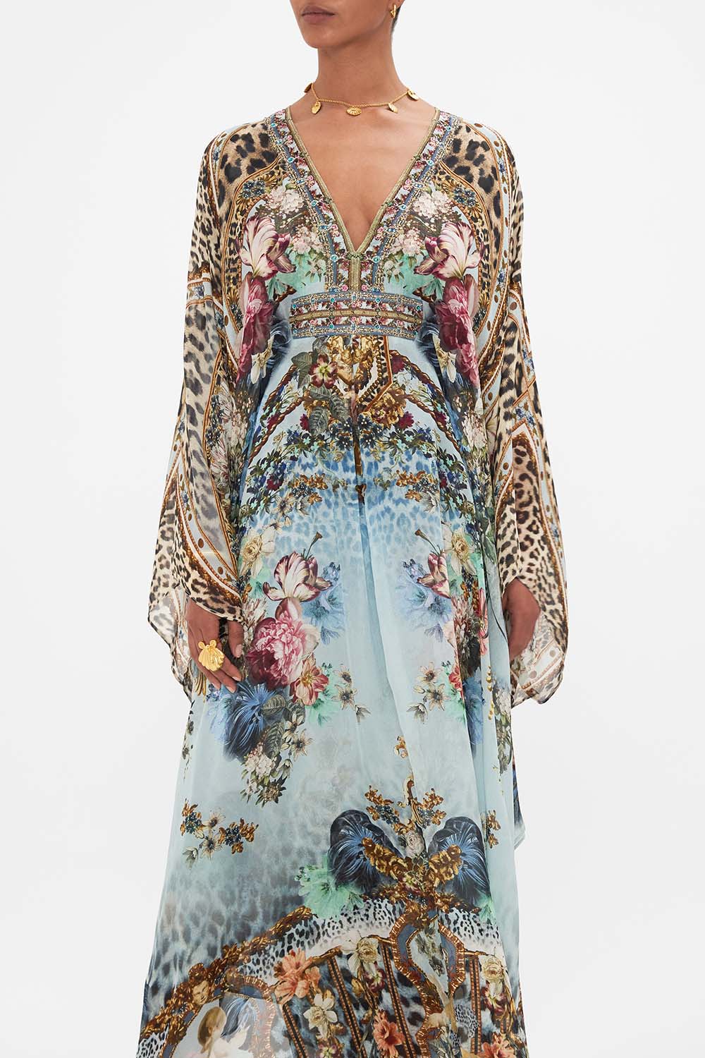 CUTAWAY SHOULDER KAFTAN FOR THE LOVE OF LEO