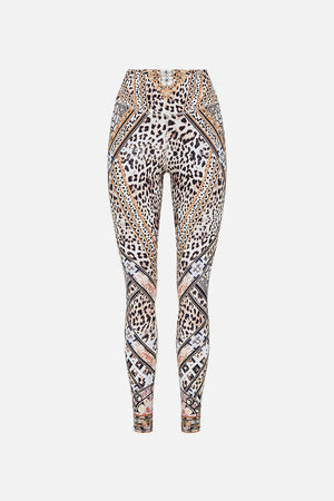 Product view of CAMILLA animal print leggings in Mosaic Muse