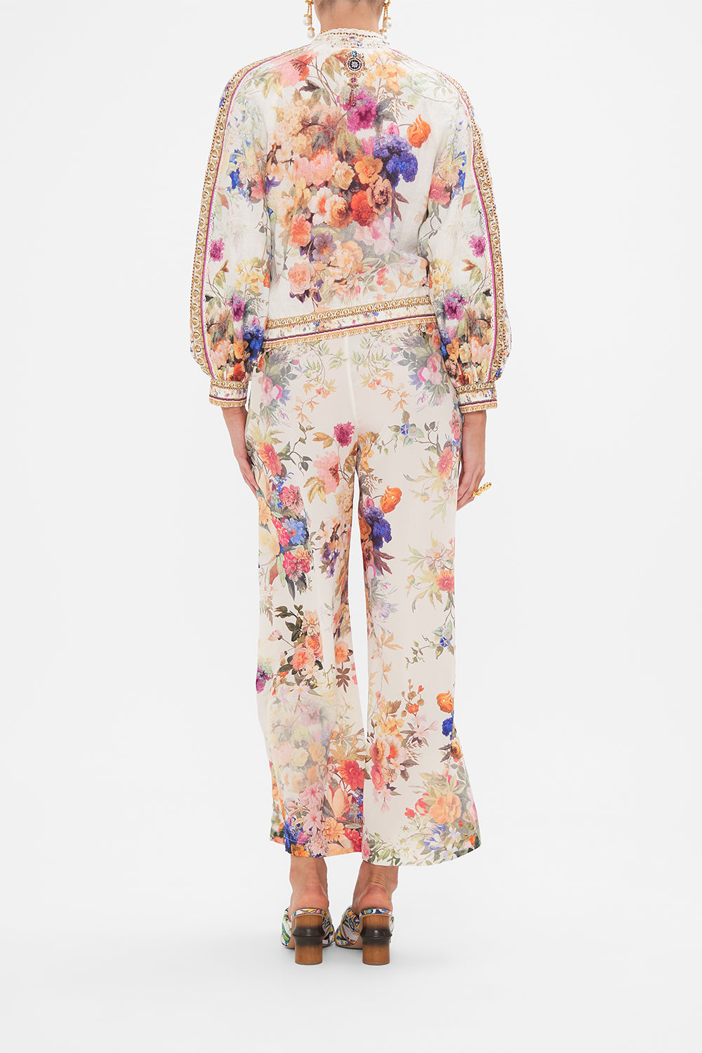 PANELLED SLEEVE BLOUSON BOMBER FRIENDS WITH FRESCOS