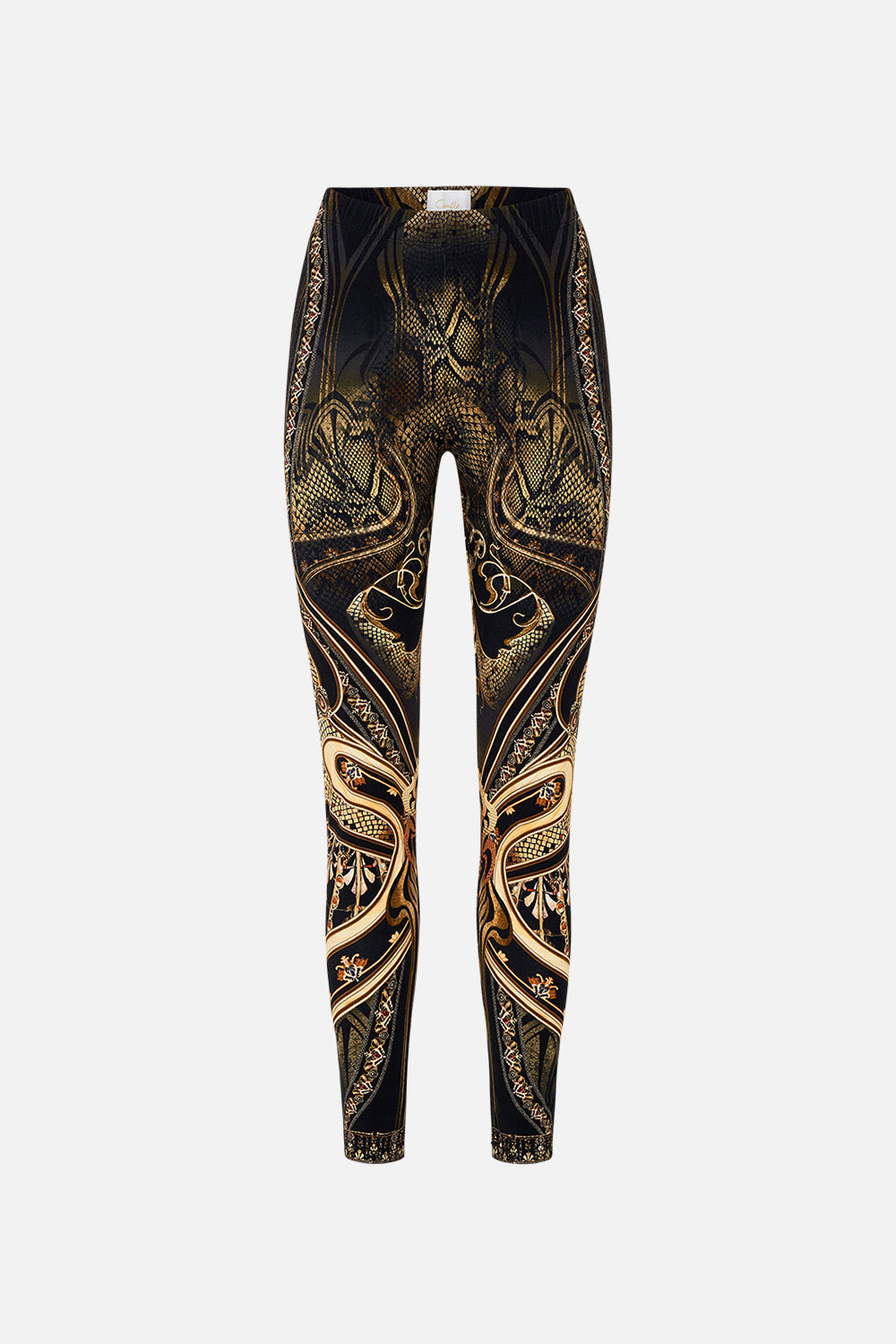 CAMILLA leggings in Nouveau Noir print