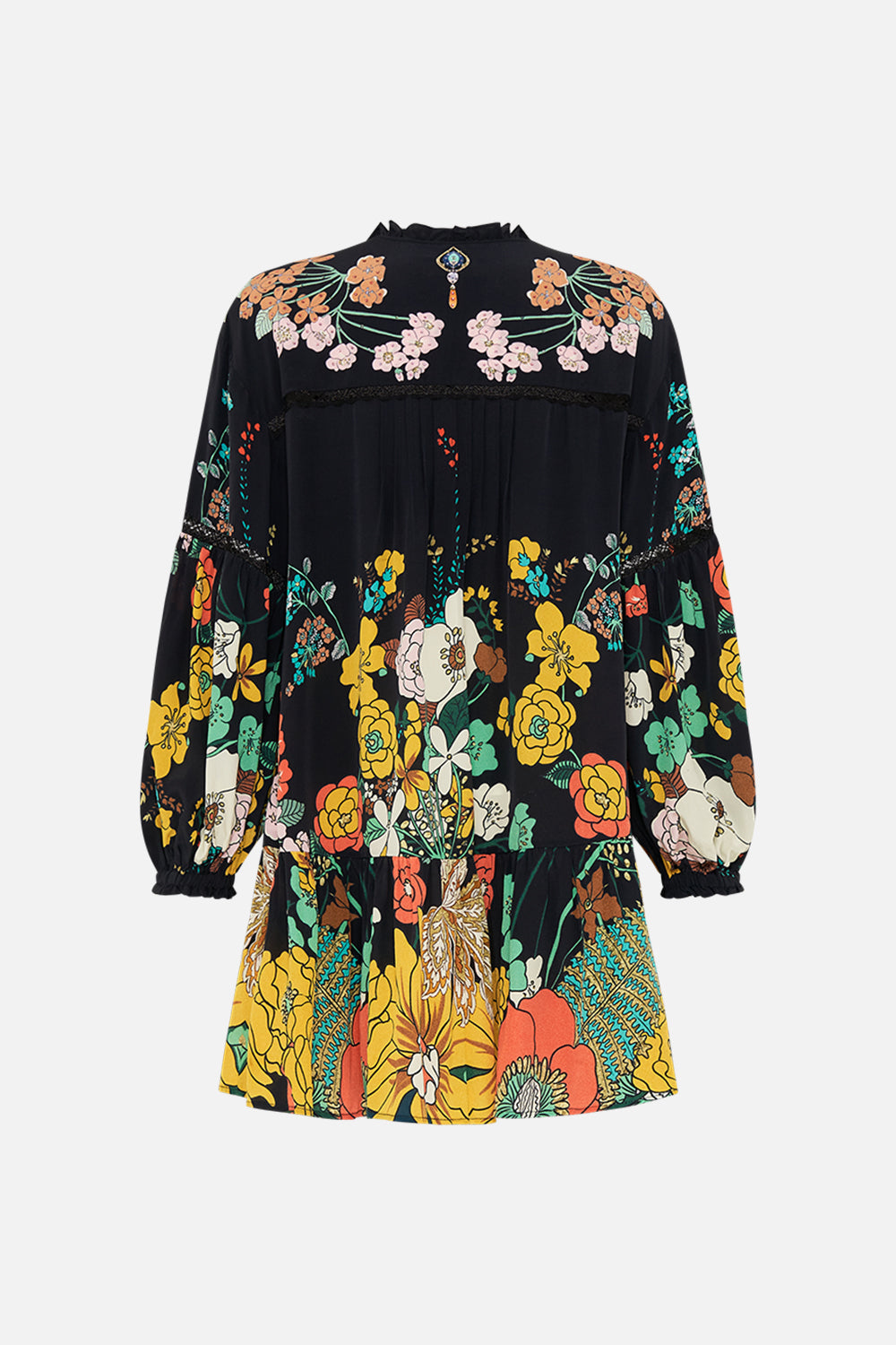 CAMILLA mini dress in We Wore Folklore print