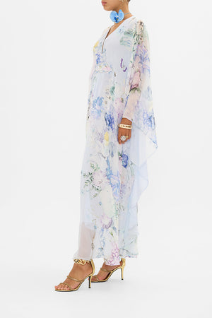 LONG KAFTAN WITH WAIST DETAIL BUTTERFLORIA