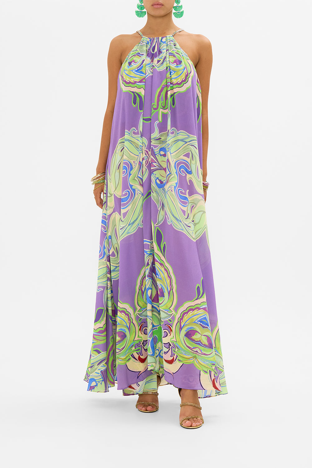 CAMILLA maxi dress in Amsterdam Jewel print