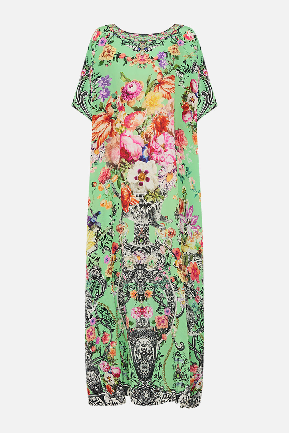 ROUND NECK KAFTAN PORCELAIN DREAM