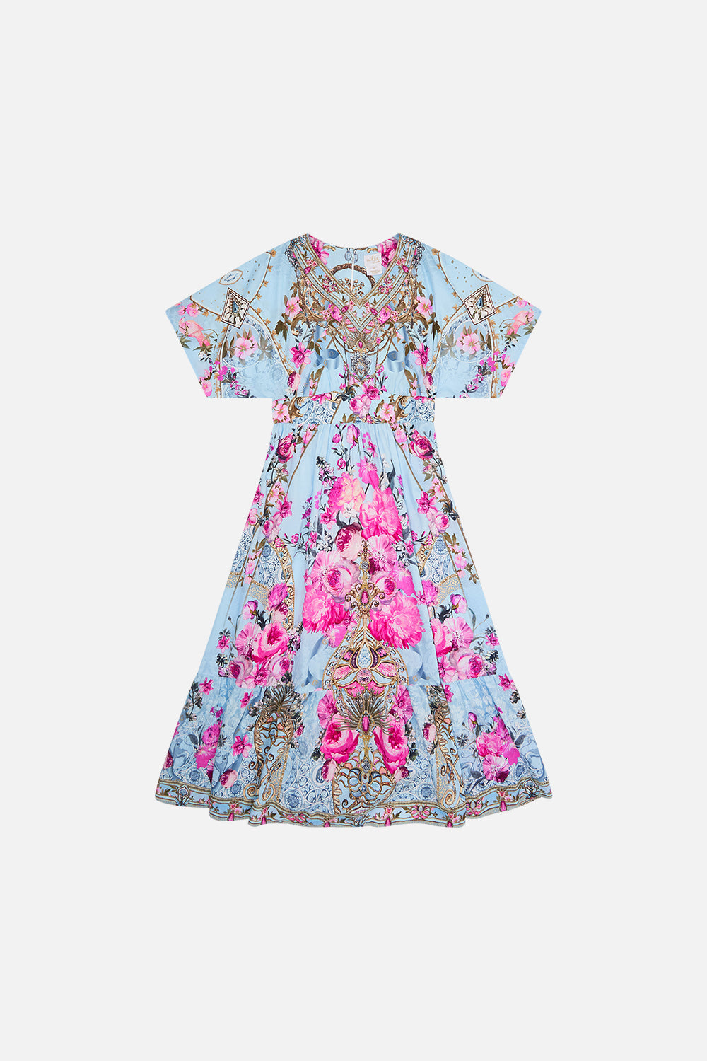 Milla by CAMILLA kids floral print with shirring in Down The Garden Path print