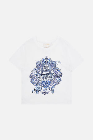 Front product view of Milla By CAMILLA skid short sleeve t shirt in Glaze and Graze print 