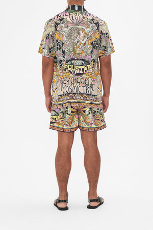 Hotel Franks by CAMILLA mens shrt sleeve shirt in Day Trippin print