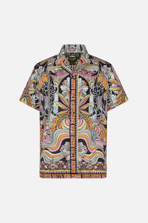 Hotel Franks by CAMILLA mens shrt sleeve shirt in Day Trippin print