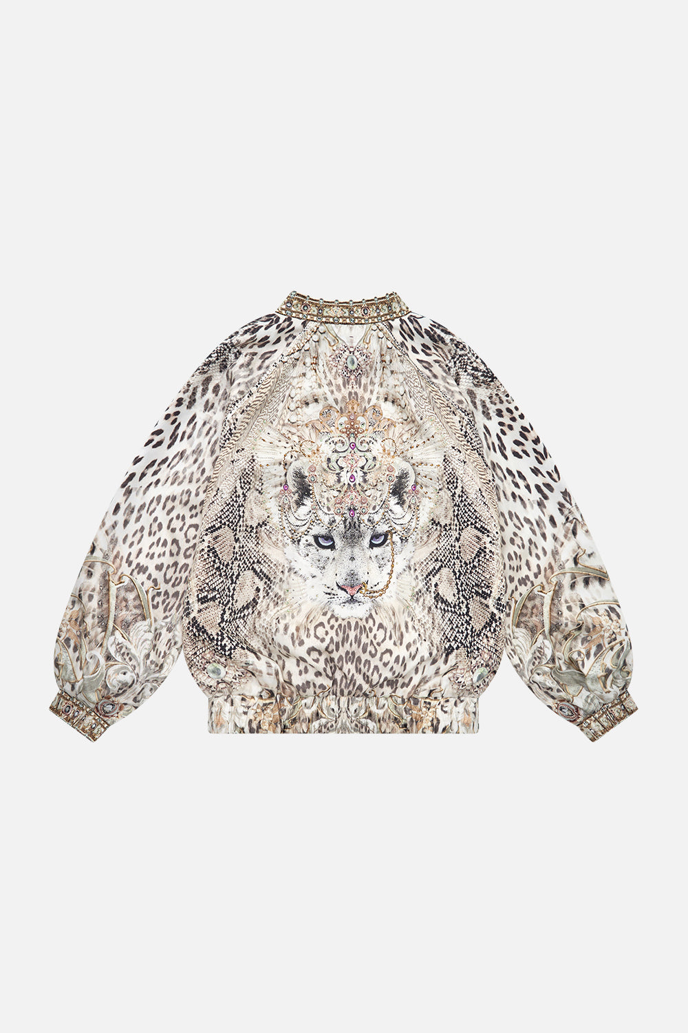 Milla By CAMILLA kids bomber jacket in Looking Glass Houses print