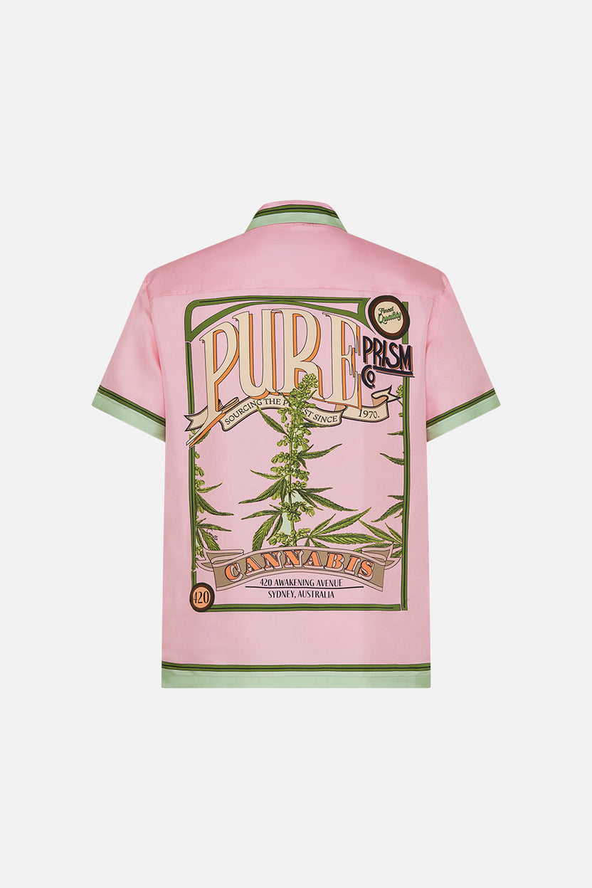 BOYS SHORT SLEEVE CAMP COLLARED SHIRT 4-10 BASKED IN BAROQUE main image 1