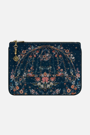 SMALL CANVAS CLUTCH SHE WHO WEARS THE CROWN