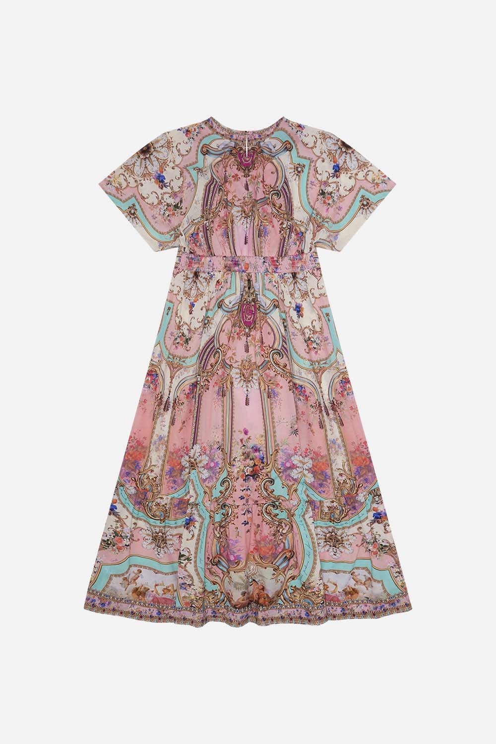 KIDS RELAXED SHIRRED WAIST DRESS 12-14 LETTERS FROM THE PINK ROOM