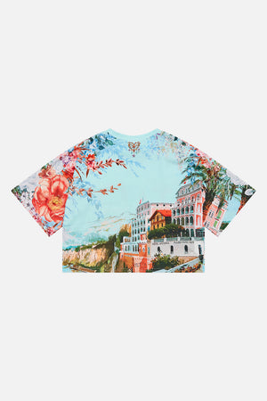 Product view of Milla by CAMILLA kids tee in From Sorrento With Love print